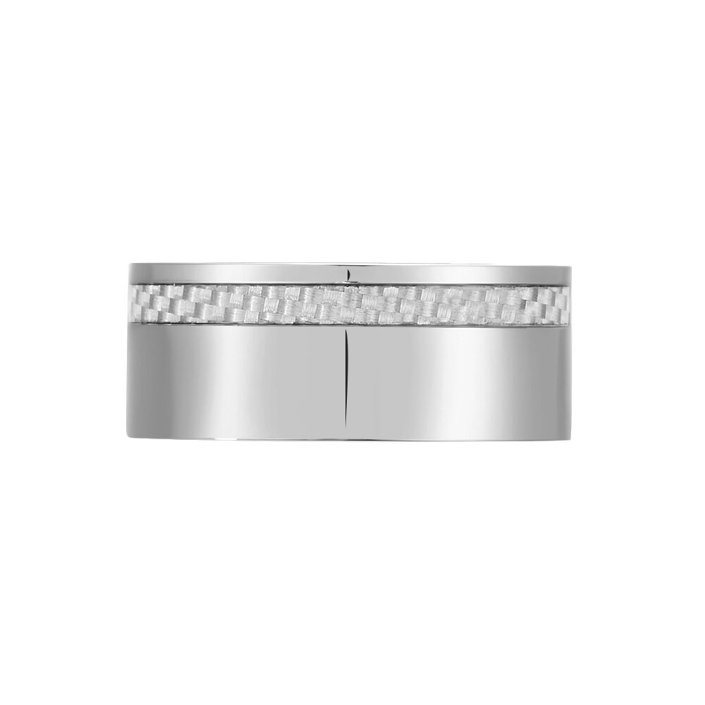 Bague Phebus Him Acier Blanc - Bijoux fantaisie Homme | Marc Orian