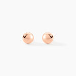 Boucles D'oreilles Puces Virgie Argent Rose - Puces Femme | Marc Orian