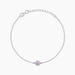Bracelet Auxana Argent Blanc Oxyde De Zirconium
