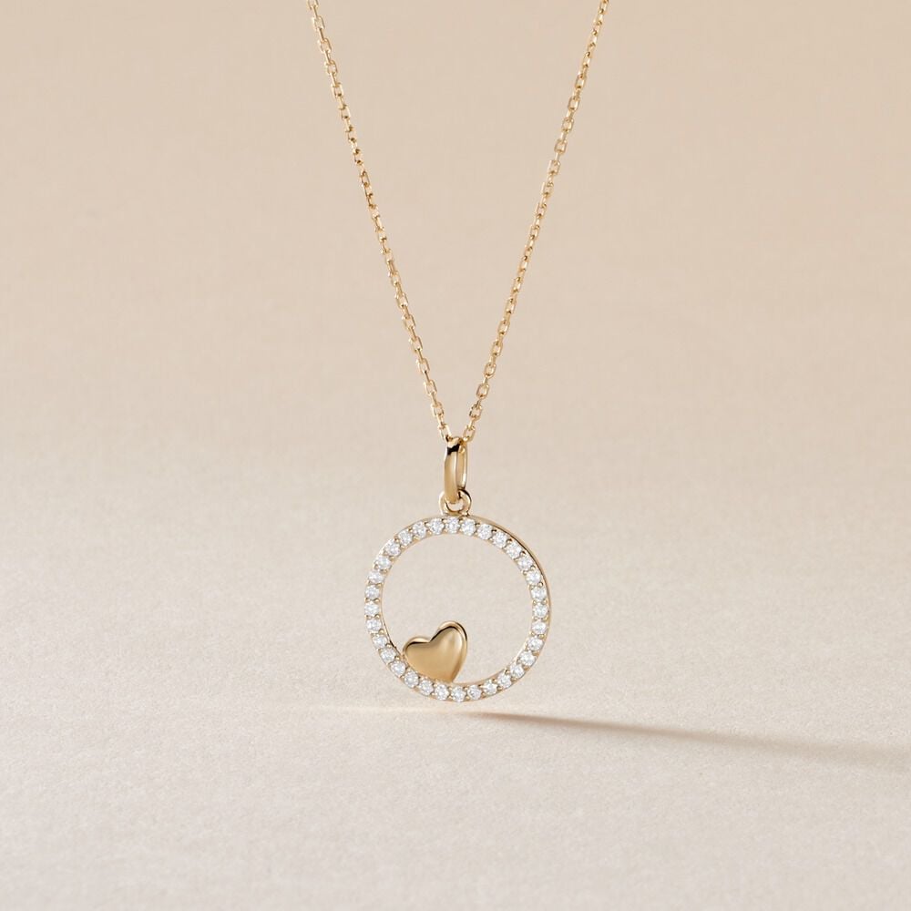 Pendentif Or Jaune Roman Oxyde - Pendentifs Femme | Marc Orian