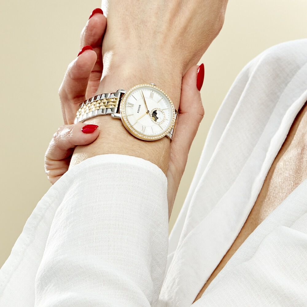 Montre Fossil Jacqueline Blanc - Montres classiques Femme | Marc Orian
