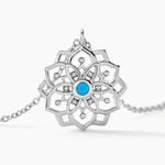 Collier Faven Argent Blanc Oxyde De Zirconium - Colliers avec pierres Femme | Marc Orian