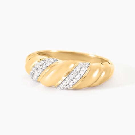 Bague Ignasi Or Jaune Diamant - Bagues pierres précieuses Femme | Marc Orian