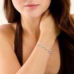 Bracelet Madame Argent Blanc Oxyde De Zirconium - Bracelets cha&icirc;nes Femme | Marc Orian