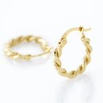 Cr&eacute;oles Plaqu&eacute; Or Jaune Isaiah - Cr&eacute;oles Femme | Marc Orian