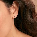 Boucles D'oreilles Puces Pelya Or Jaune Oxyde De Zirconium - Puces Femme | Marc Orian