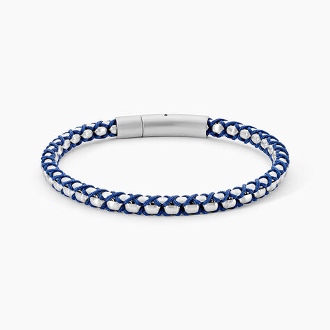 Bracelet Baggio Acier Blanc - Bracelets cordons Homme | Marc Orian