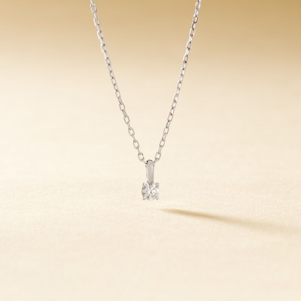 Pendentif Aphrodite Or Blanc Diamant - Pendentifs Femme | Marc Orian