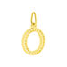 Pendentif Lettre O Or Jaune Oxyde - Pendentifs Famille | Marc Orian