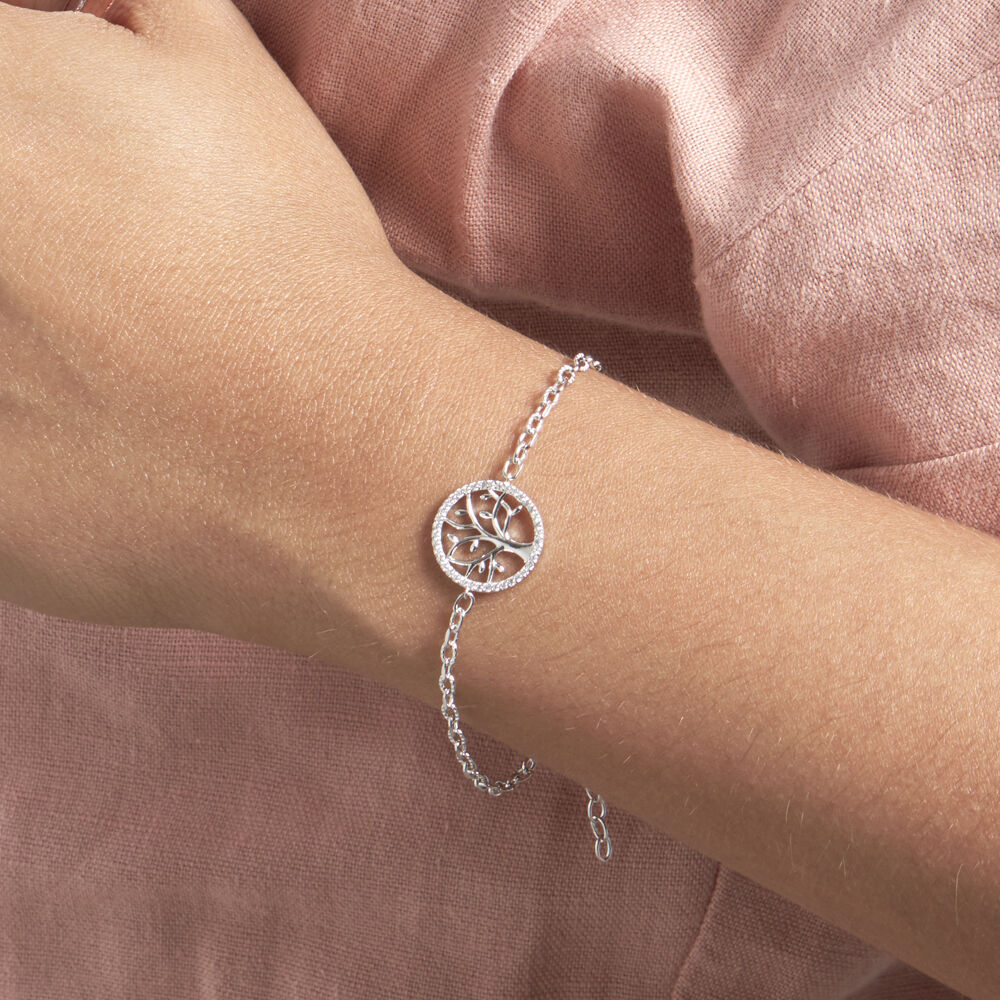 Bracelet Argent Urcisse Oxydes De Zirconium - Bracelets chaînes Femme | Marc Orian