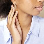 Cr&eacute;oles Hilharriette Or Jaune Strass - Cr&eacute;oles Femme | Marc Orian