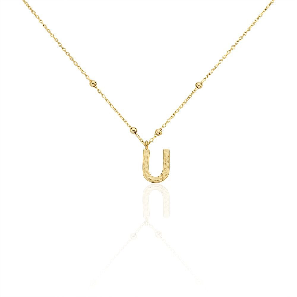 Collier Plaqué Or Jaune Lettra - Colliers fantaisie Femme | Marc Orian