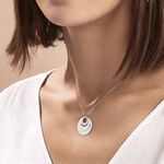 Collier Abyae Argent Blanc - Colliers fantaisie Femme | Marc Orian