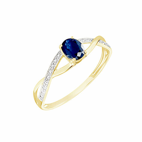 Bague Or Jaune Katalinta Saphir - Solitaires Femme | Marc Orian