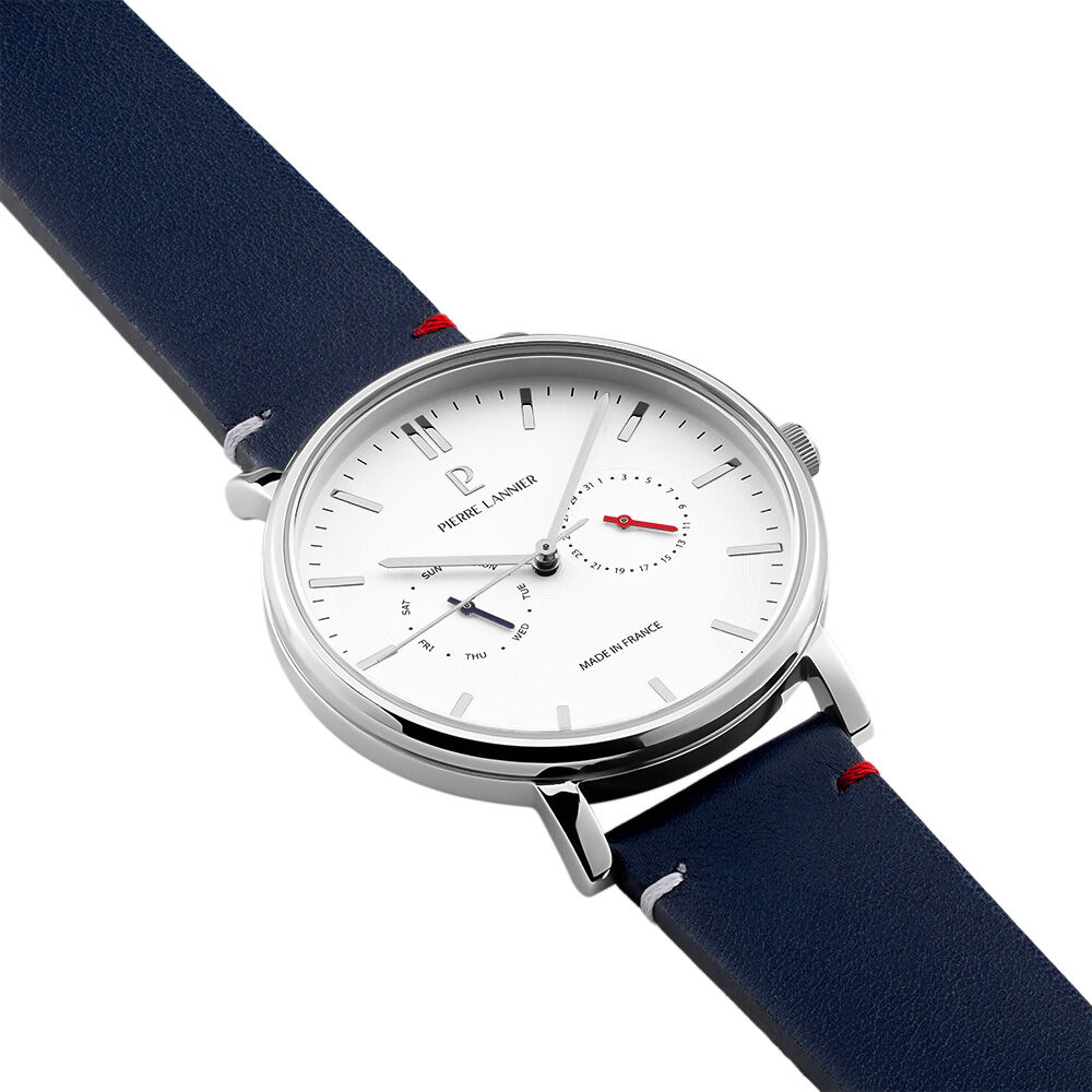 Montre Pierre Lannier Essential Blanc - Montres &eacute;tanches Homme | Marc Orian