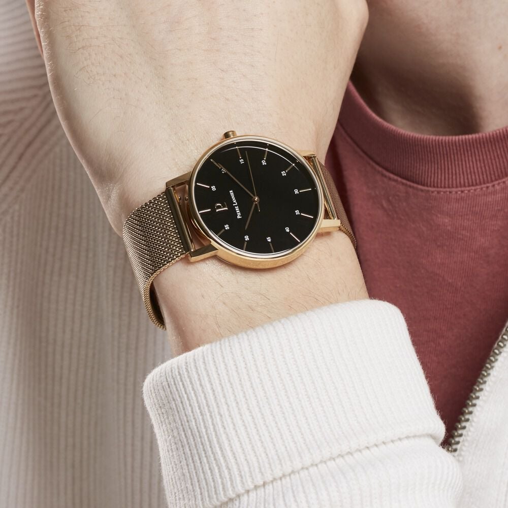 Montre Pierre Lannier Cityline Noir - Montres étanches Homme | Marc Orian