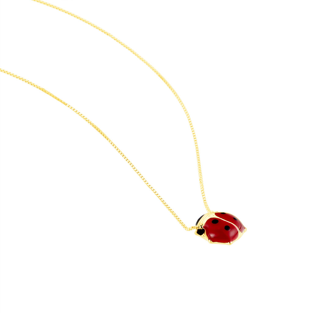 Collier Helidie Coccinelle Or Jaune - Colliers Femme | Marc Orian