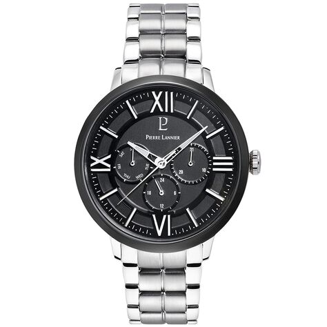 Montre Pierre Lannier Collection Beaucour Noir - Montres &eacute;tanches Homme | Marc Orian
