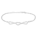 Bracelet Maylin Argent Blanc - Bracelets fantaisie Femme | Marc Orian