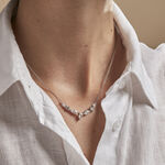 Collier Mascaret Argent Blanc Oxyde De Zirconium - Colliers avec pierres Femme | Marc Orian