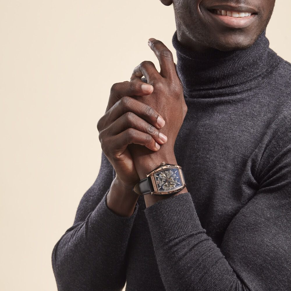 Montre Montignac Tonneau Automatique Noir - Montres automatiques Homme | Marc Orian