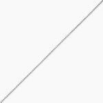 Cha&icirc;ne Alyze Argent Blanc - Colliers fantaisie Femme | Marc Orian