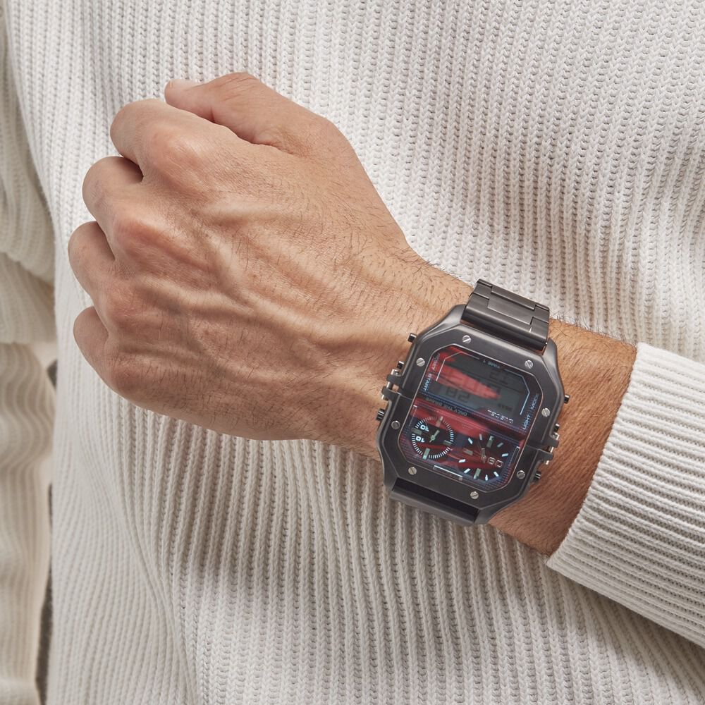 Montre diesel on sale carré homme