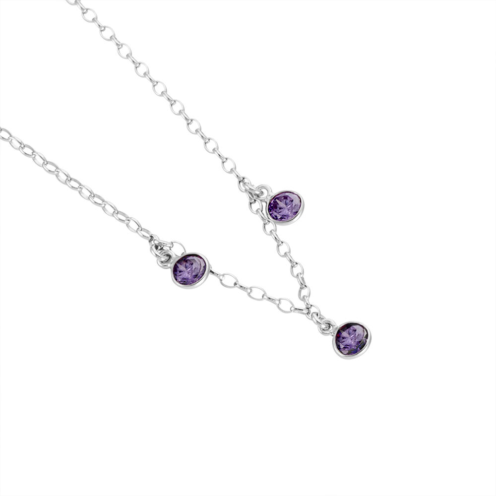 Collier Argent Blanc Muireall Oxydes De Zirconium - Colliers avec pierres Femme | Marc Orian