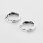 Cr&eacute;oles Argent Blanc Eleanora - Cr&eacute;oles Femme | Marc Orian