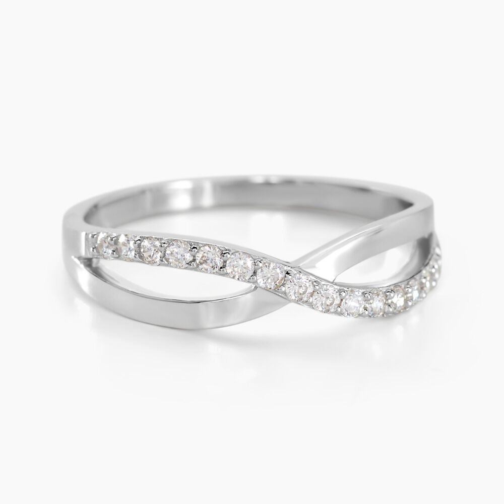 Bague Kassandre Argent Blanc Oxyde De Zirconium - Bijoux fantaisie Femme | Marc Orian