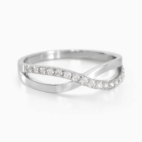 Bague Kassandre Argent Blanc Oxyde De Zirconium - Bijoux fantaisie Femme | Marc Orian