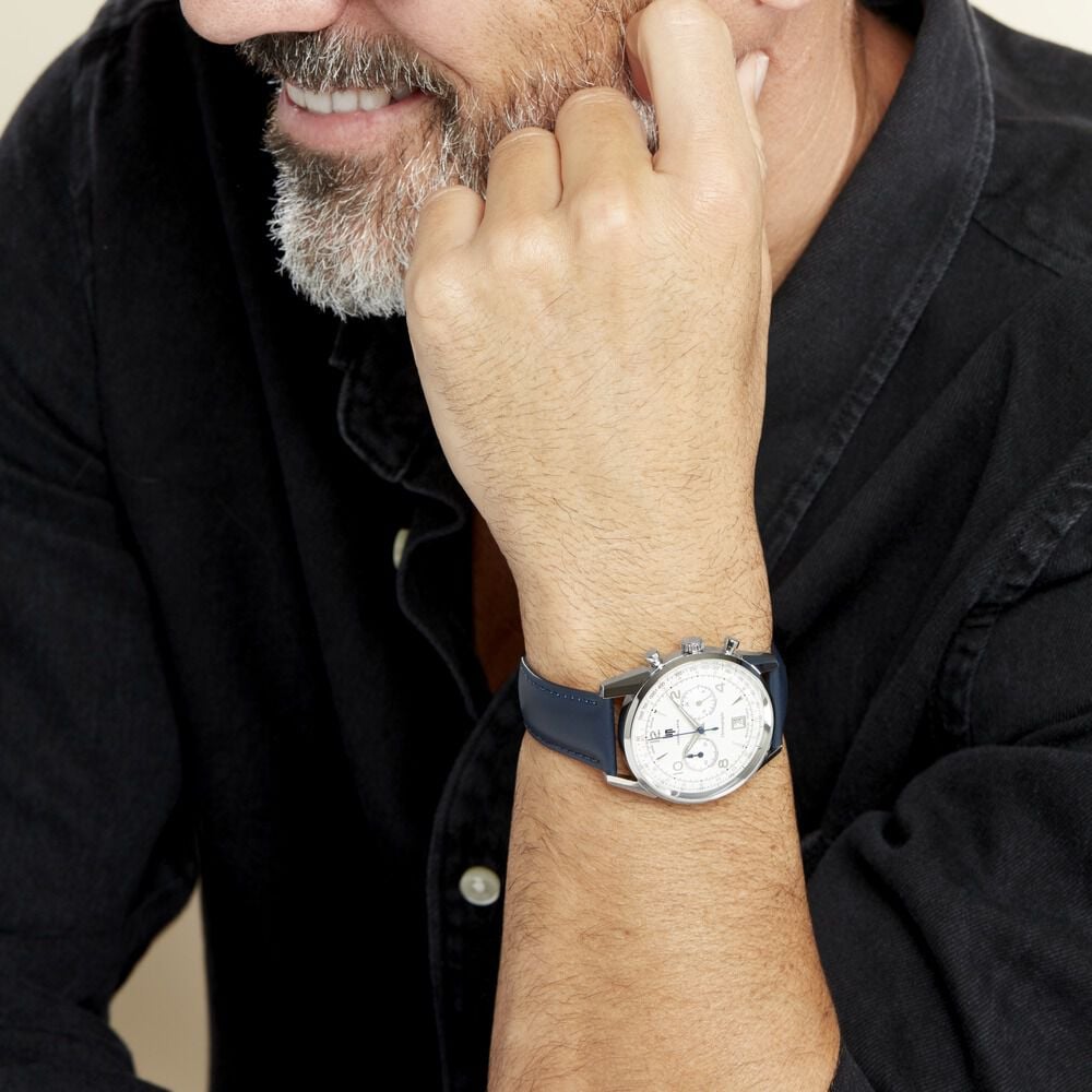 Montre Lip Himalaya Blanc Argenté - Montres classiques Homme | Marc Orian