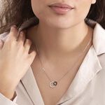 Collier Diana Argent Blanc Oxyde De Zirconium - Colliers avec pierres Femme | Marc Orian