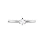 Bague Solitaire Veronika Or Blanc Diamant - Parures de mariage Femme | Marc Orian