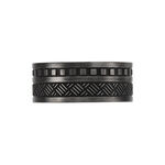 Bague Phebus Him Acier Noir - Bijoux fantaisie Homme | Marc Orian