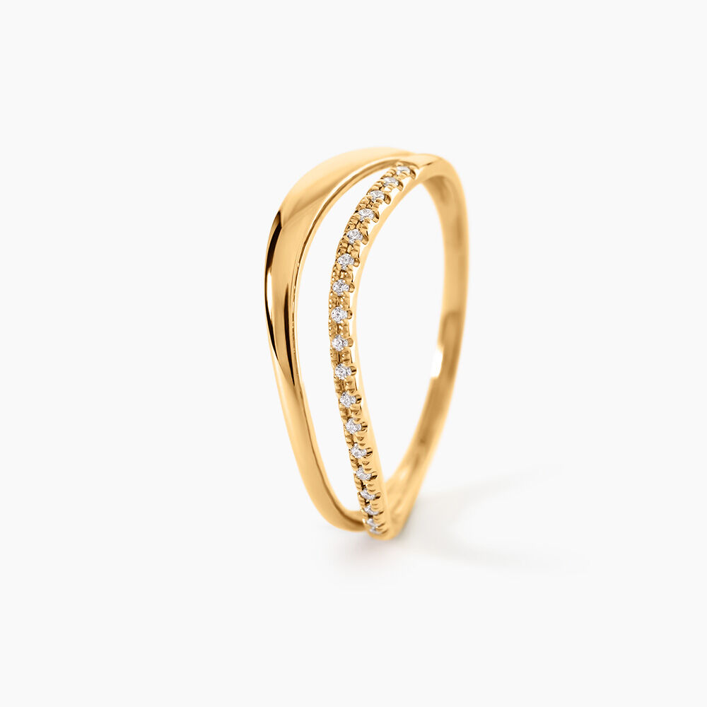 Bague Rosanne Or Jaune Diamant - Bagues pierres pr&eacute;cieuses Femme | Marc Orian