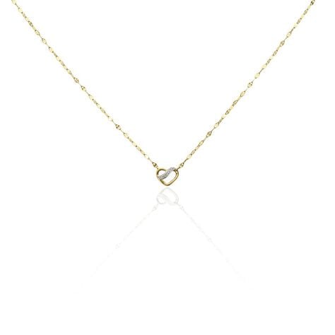 Collier Or Jaune Abiah Diamants - Colliers avec pierres Femme | Marc Orian