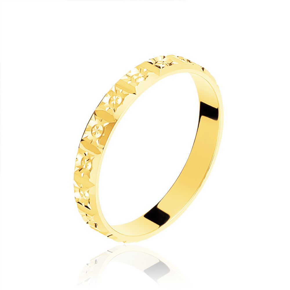 Alliance Venessa Ruban Plat Or Jaune - Alliances duo Unisex | Marc Orian