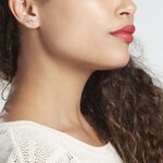 Boucles D'oreilles Puces Keily Argent Blanc - Puces Femme | Marc Orian