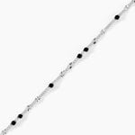 Bracelet Cacilia Argent Blanc - Bracelets fantaisie Femme | Marc Orian