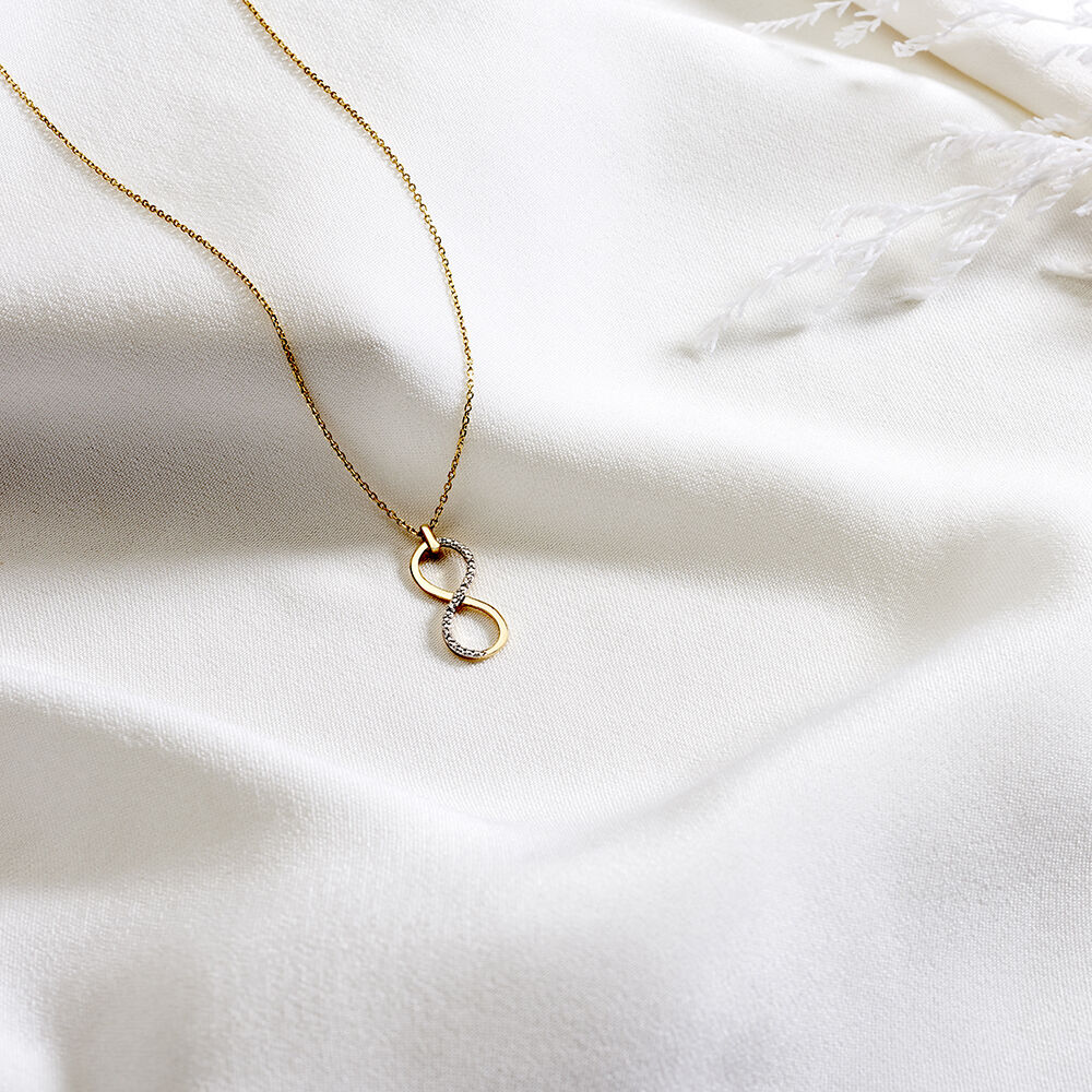 Collier Infino Or Jaune Diamant - Colliers avec pierres Femme | Marc Orian