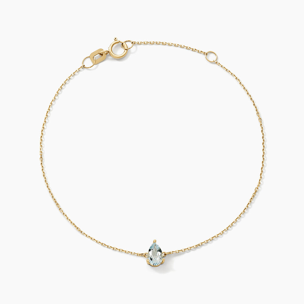 Bracelet Goutte Or Jaune Topaze - Bracelets cha&icirc;nes Femme | Marc Orian