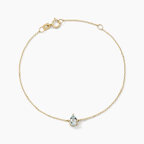 Bracelet Goutte Or Jaune Topaze - Bracelets cha&icirc;nes Femme | Marc Orian