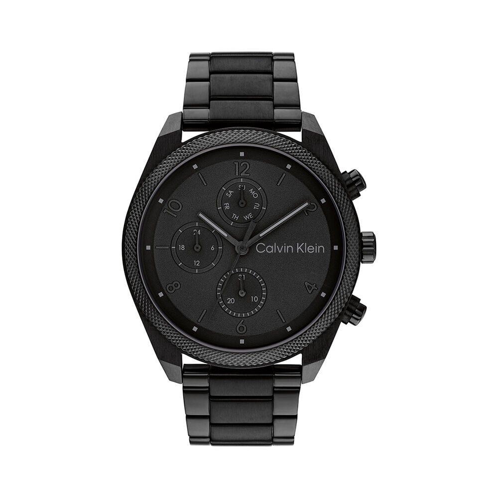 Montre Calvin Klein Impact Multifonctions Noir - Montres &eacute;tanches Homme | Marc Orian