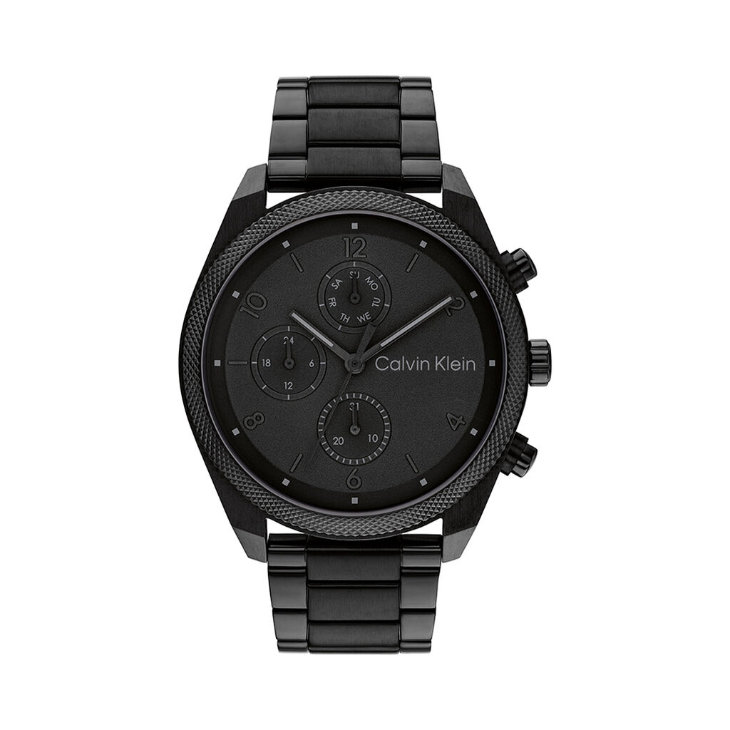 Montre Calvin Klein Impact Multifonctions Noir - Montres &eacute;tanches Homme | Marc Orian