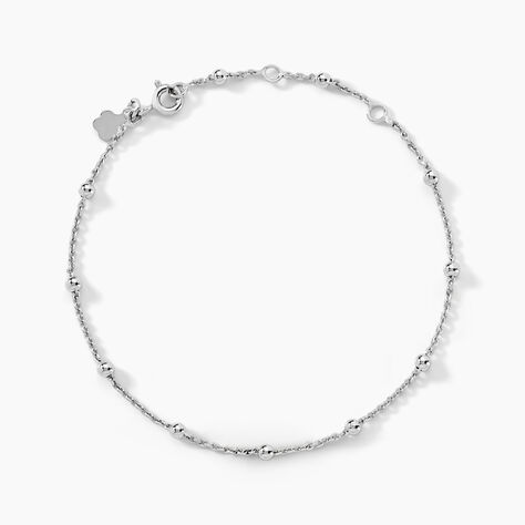 Bracelet Elea Argent Blanc - Bracelets chaînes Femme | Marc Orian