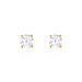 Boucles D'oreilles Puces Or Jaune Victoria Diamants - Puces Femme | Marc Orian