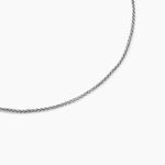 Cha&icirc;ne Melodine Argent Blanc - Colliers fantaisie Femme | Marc Orian