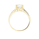 Bague Solitaire Terese Or Jaune Oxyde De Zirconium - Solitaires Femme | Marc Orian
