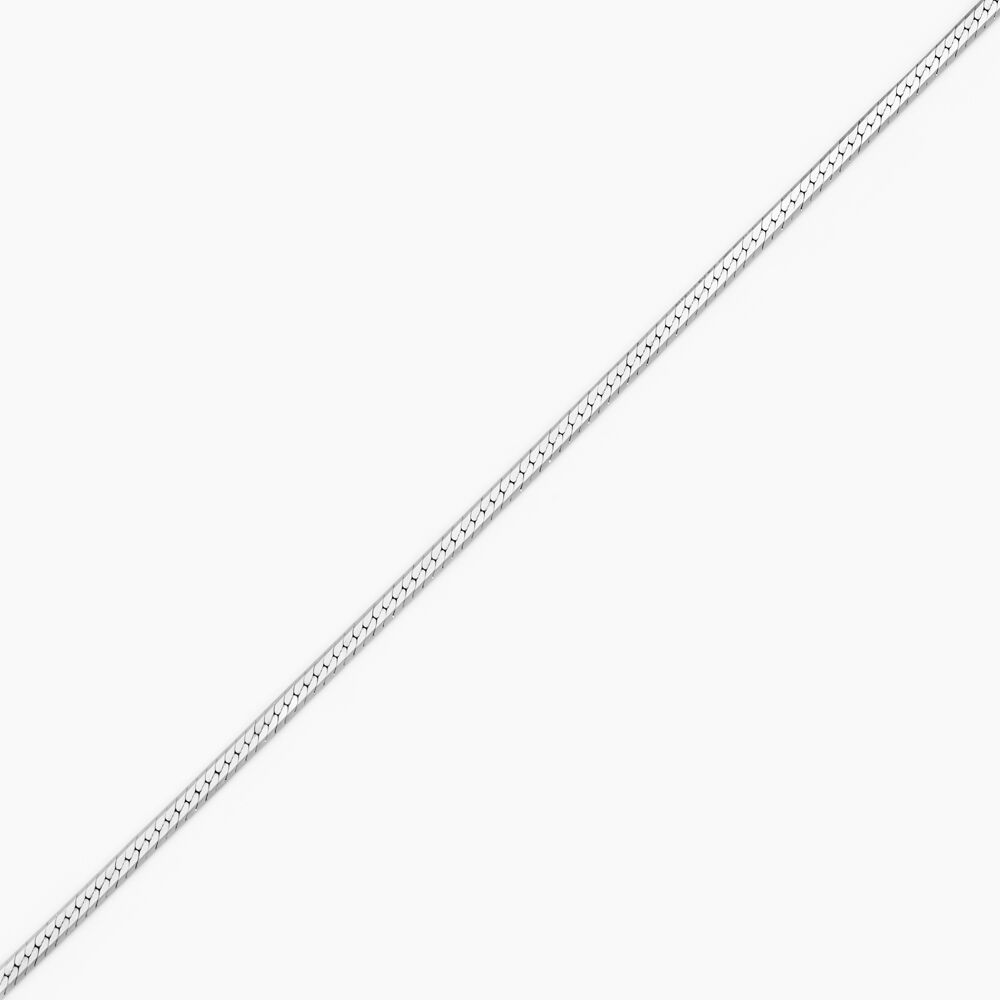 Bracelet Argent Blanc Racilia - Bracelets mailles Femme | Marc Orian